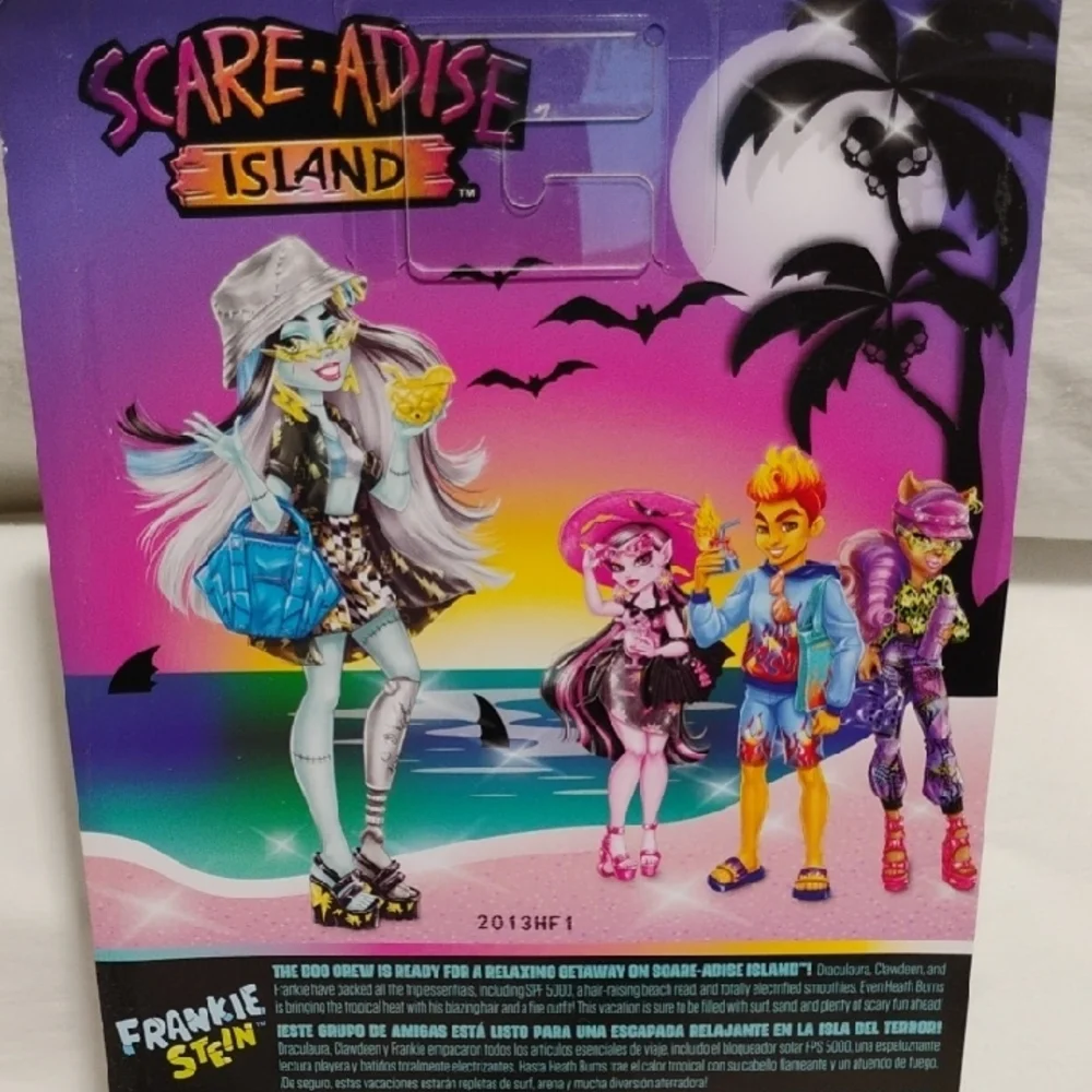 (#13) New Monster High Frankie Stein Doll Box Has Wear Never Removed